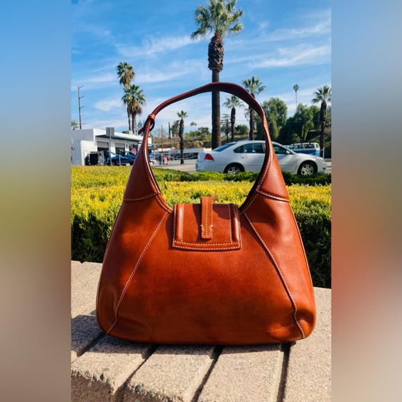 Dooney & Bourke Toscana Leather Shoulder Bag - Picture 5 of 12